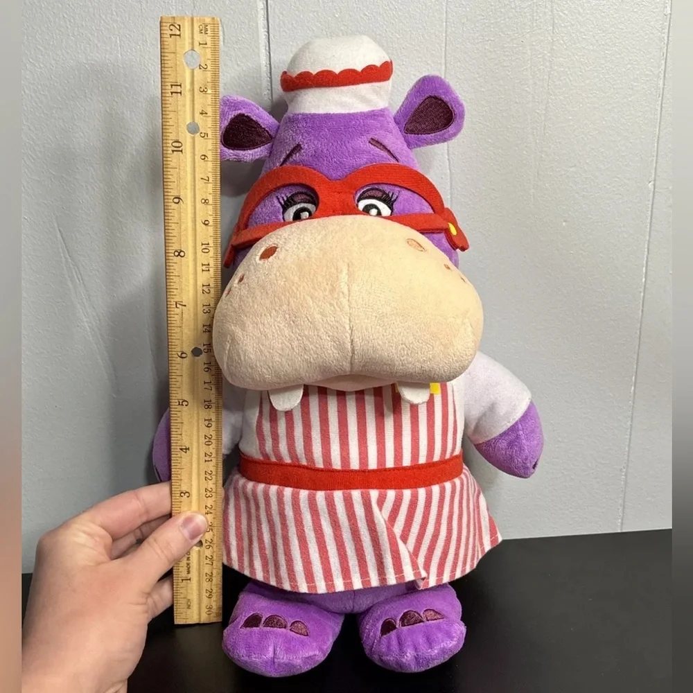 Disney Jr Doc McStuffins Hallie Hippo Bean Bag Plush Doll Figure Stuffed Toy - Picture 9 of 9